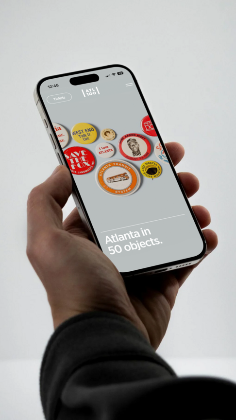Viewing the AHC site designed and built by IfThen on a mobile device.